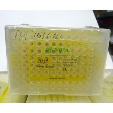 Наконечники для дозаторов 0,1-20 мкл, с фильтром, DNAse-RNAse-Free, стерильные, в штативе